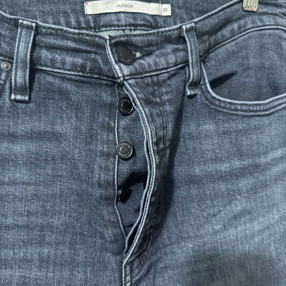 Hudson Jeans High Rise Black Denim - Picture 8 of 9
